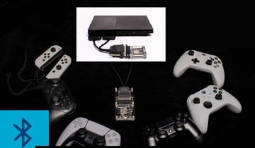 PSX PS1 PS2 Kabel + Adapter do Pad bezprzewodowy
