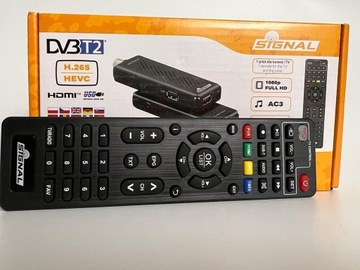  Dekoder  DVB-T2 HEVC SIGNAL MINI- kabel Hdmi