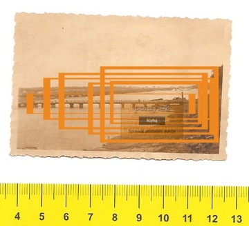 WYSZKÓW - ZNISZCZONY MOST - PANORAMA - IX 1939