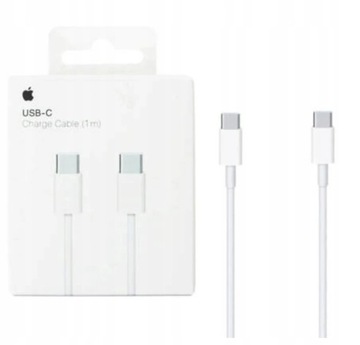 KABEL APPLE DO IPHONE, ŁADOWANIE 2xUSB-C 1m