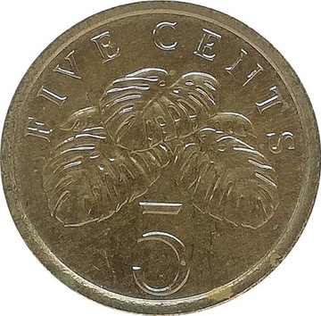 Singapur 5 cents 1987, KM#50