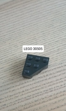 LEGO 30505 narożnik 3x3 czarny