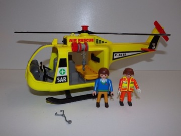 b119 Playmobil helikopter ratunkowy z wyciągarką 