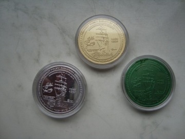 Fantazyjne monety 5 morskich zestaw kolekcjonera 2