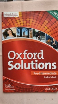 Oxford Solutions pre-intermediate