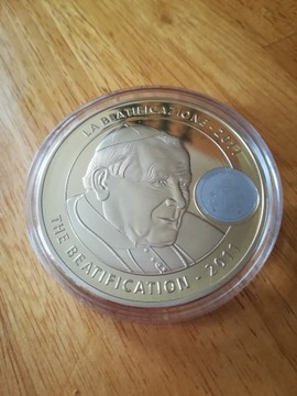 Medal "Życie Papieża Jana Pawła II - Beatyfikacja"