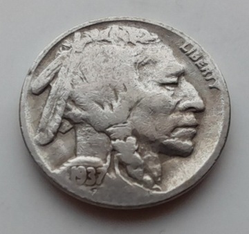 USA 5 centów, 1937 
