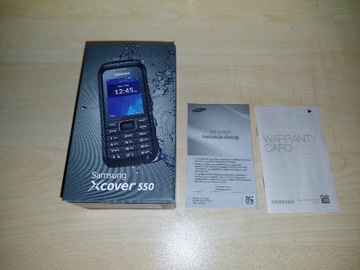 PUDEŁKO Samsung Xcover 550 karta gw. instr. PL