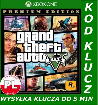 GRAND THEFT AUTO V GTA 5 Xbox One Klucz Kod