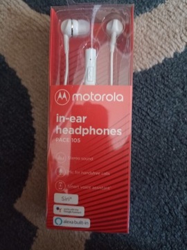 Nowe słuchawki Motorola stereo PACE 105