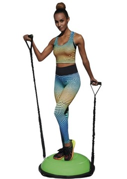 LEGGINSY FITNESS SPORTOWE TRENING WAVE90 rozm.L