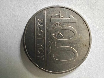 Moneta 100 złotych 1990 rok