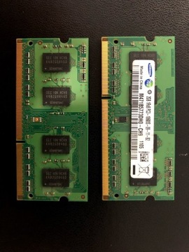 4 GB (dwa moduły SO-DIMM po 2 GB) pamięci DDR3 133