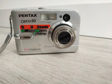 Pentax Optio 50 uszkodzony