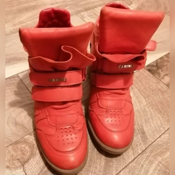 Carinii sneakersy czerwone 