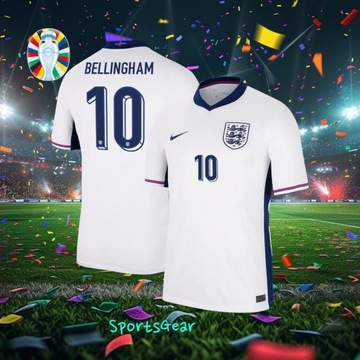 Anglia Bellingham Koszulka Dom EURO 2024 Rozm. L