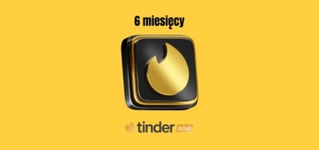 Tinder GOLD Polska 6 Miesięcy | Natychmiast