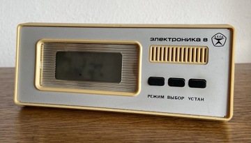 Zegar Elektronika 8 - ZSRR, CCCP - Unikat!