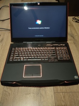 ALIENWARE M18X R2 NEBULA RED BD-ROM 100% sprawny