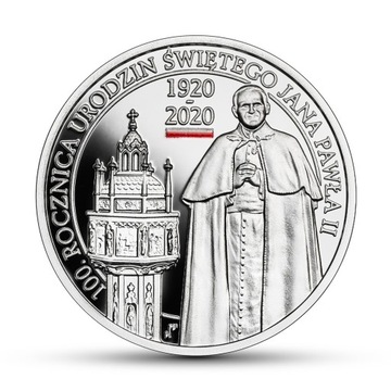 10 zł "100. rocznica urodzin Św. Jana Pawła II"