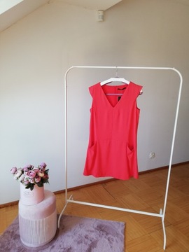 sukienka letnia  nowa czerwona XL Zara z metką