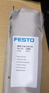 Elektrozawór pneumatycz FESTO-31001 MFH-5/3G-1/4-