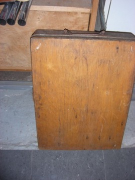 skrzynka szafka małego stolarza modelarza prl