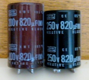 Kondensatory elektrolityczne200V 820 mF 250V 820mF