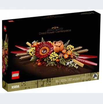 LEGO ICONS 10314 Stroik z suszonych kwiatów