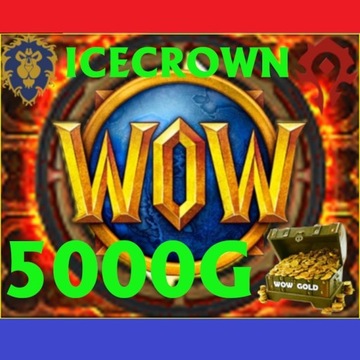 WOW WARMANE ICECROWN Gold 5.000 Ally/Horde IC