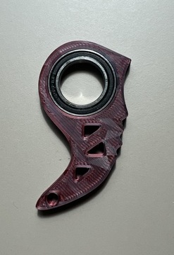 KEYRAMBIT KEYSPINNER MISTIC RED BRELOK KARAMBIT