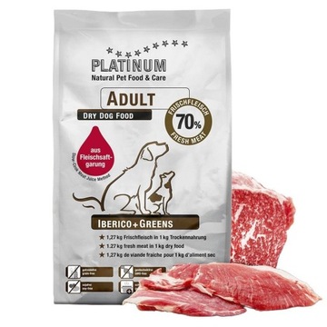 PLATINUM NATURAL Półwilgotna karma IBERICO Waga