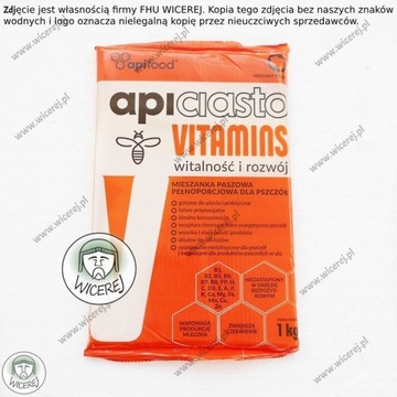 Ciasto Apifood Vitamins Apiciasto 1 KG 