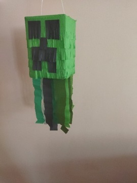 Zestaw piniata+kij  jak Minecraft