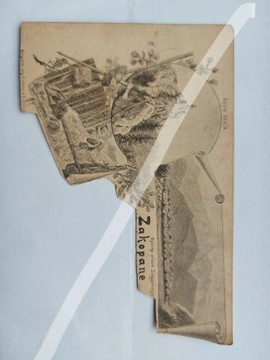 Zakopane  1890 r pocztówka 
