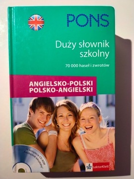 PONS duży słownik szkolny j.angielski 