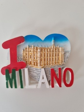 Mediolan Milano magnes na lodówkę Włochy Italia