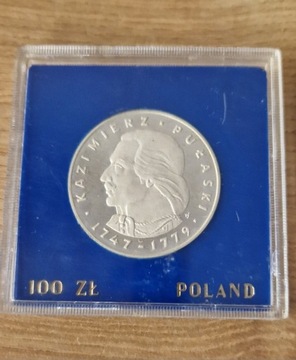 Moneta Kazimierz Pułaski 1976,