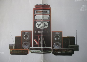 Unitra katalog sprzętu Mono Stereo Quadro lata 80-e