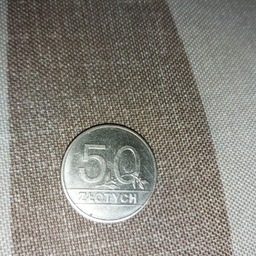 50 zł z 1990 moneta (UNIKAT)