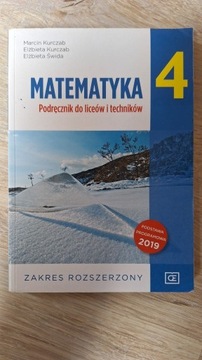 Matematyka 4 Podręcznik do liceów i techników  Zakres Rozszerzony 