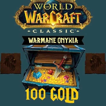 WoW GOLD 100G WARMANE ONYXIA SZYBKA WYSYŁKA