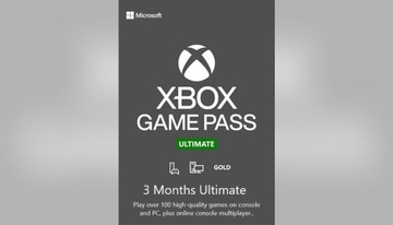 Xbox Game Pass Ultimate 3 miesiące One/ S X 90 dni