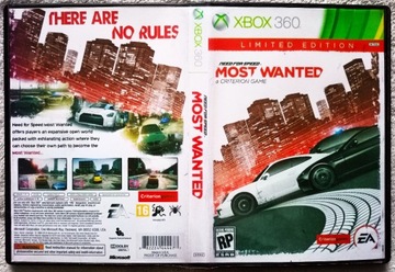 NEED FOR SPEED MOST WANTED PO POLSKU X360 BDB