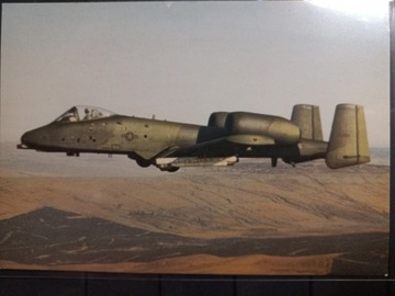 Pocztówka Fairchild A 10 Thunderbolt 