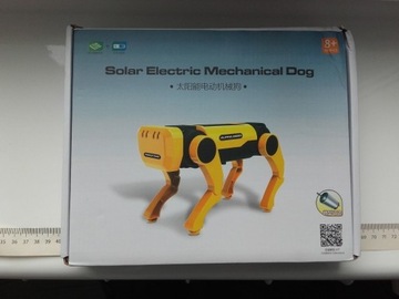 Zabawka mechaniczny solarny elektryczny pies, eduk