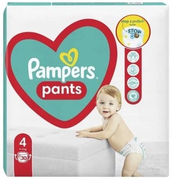 Pieluchomajtki Pampers Pants rozmiar 4 9-15 kg 30 