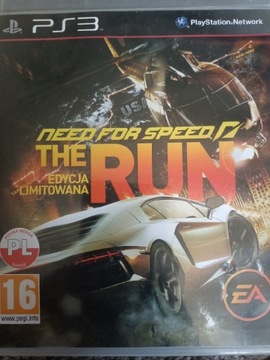 Need for speed The run limited edition gra ps3