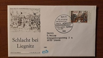 Niemcy - Legnica - wspólne - koperta FDC BERLIN