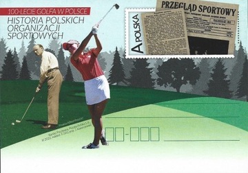 Cp 1951 100-lecie golfa w Polsce